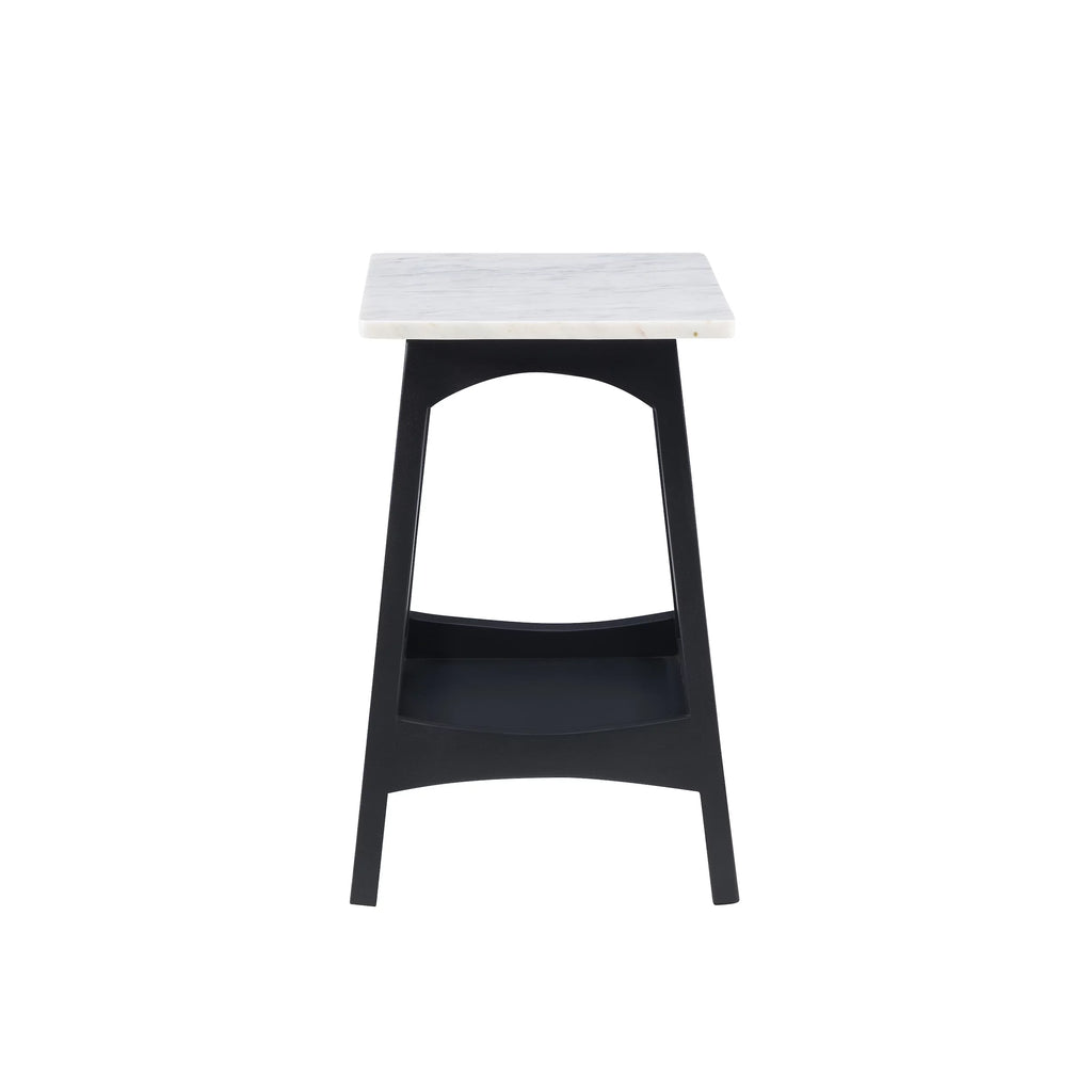 Gray Wash End Table with Shelf U924642