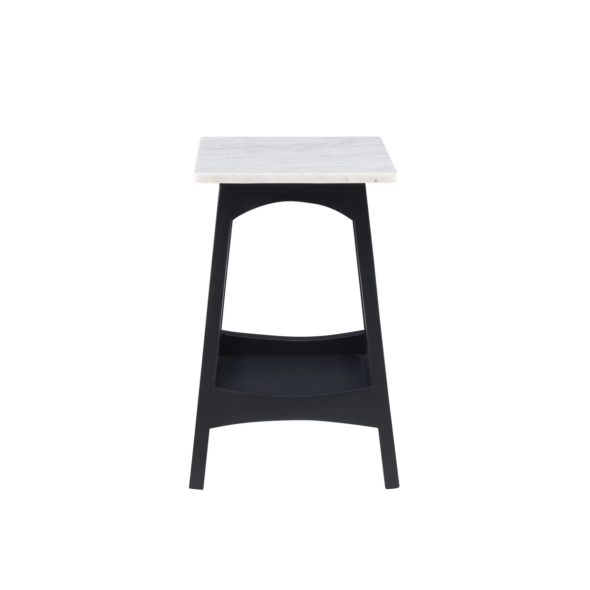 Gray Wash End Table with Shelf U924642