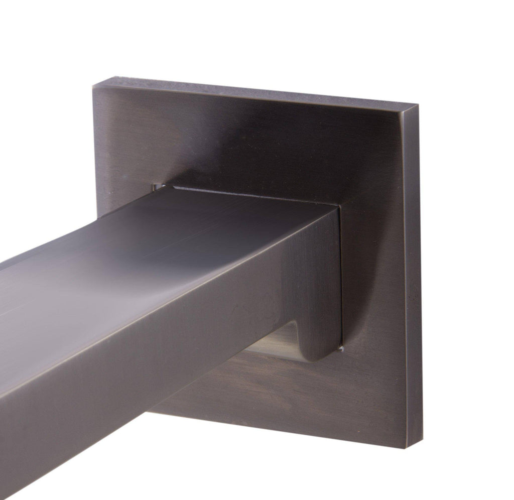 Brushed Nickel 16x22 Wall Mounted Square Shower Arm Z711005