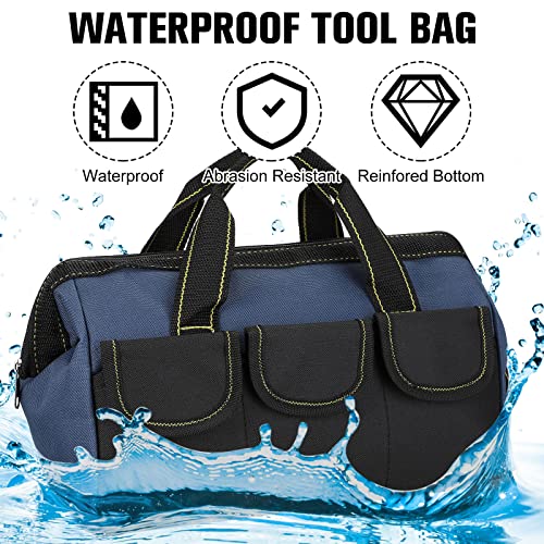 6 Pcs Heavy Duty Tool Bag with Hard Bottom S950