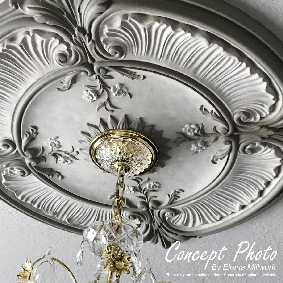 29 3/8x22OD x 11 5/8x22ID x 1 1/8x22P Ceiling Medallion F805811