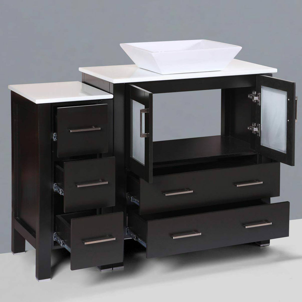 Espresso Vanity Drawer Base L82685