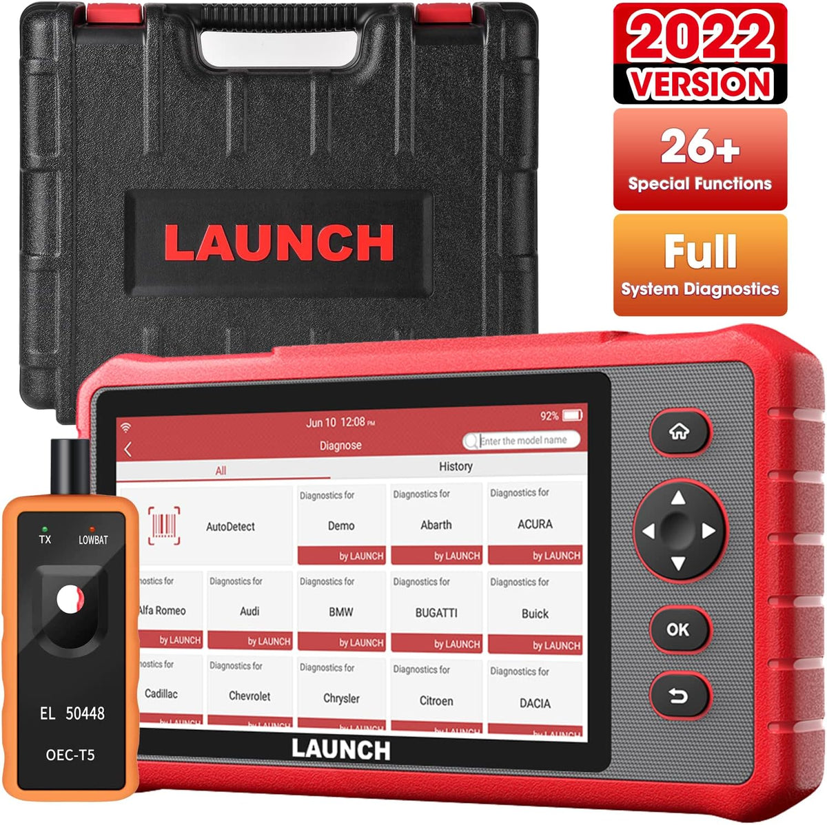 OBD2 Scanner Full System Scan Tool with Touch Screen Y774