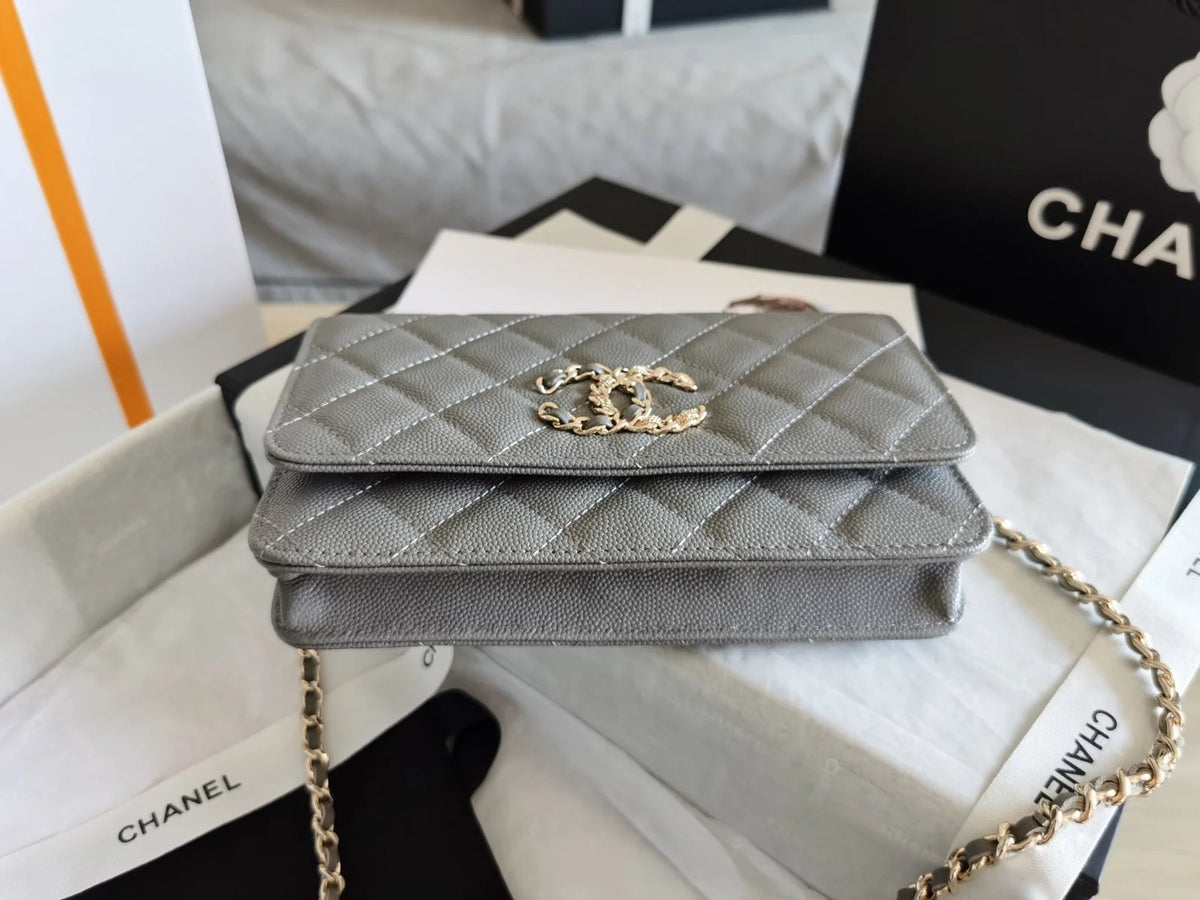 Grey Mini Flap Bag S654
