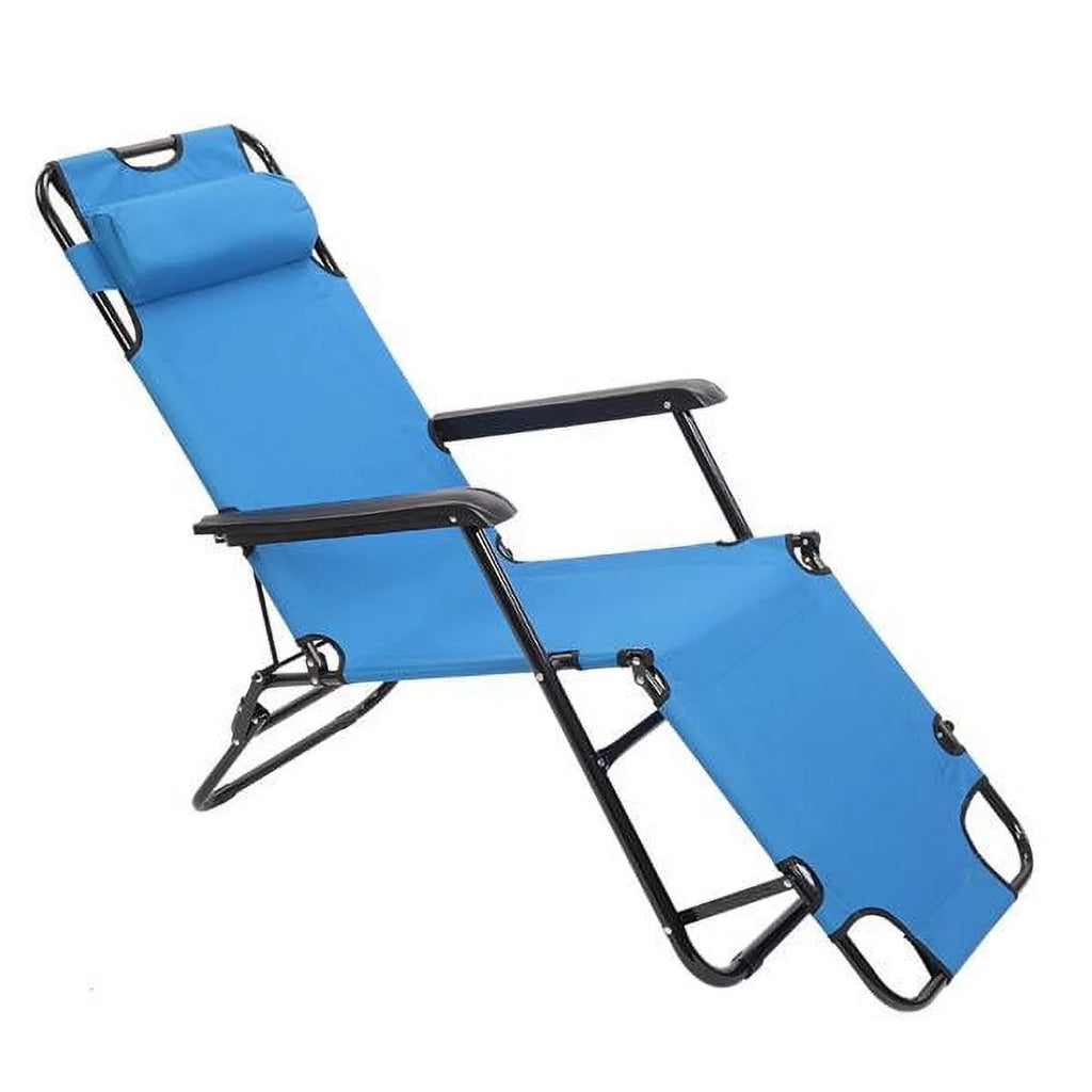 Blue Extendable Folding Reclining Chair M236