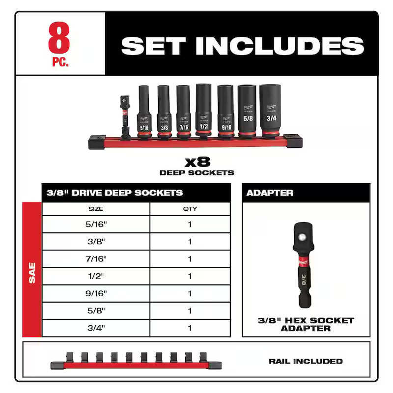 12V Cordless 3/8 in. Ratchet Kit with 3/8 in. SAE Socket Set C656549
