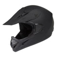Open Face Helmet DOT Approved Matte Black XL C1214