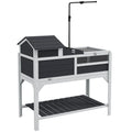 Gray Tortoise Habitat with Adjustable Lamp Holder T902656