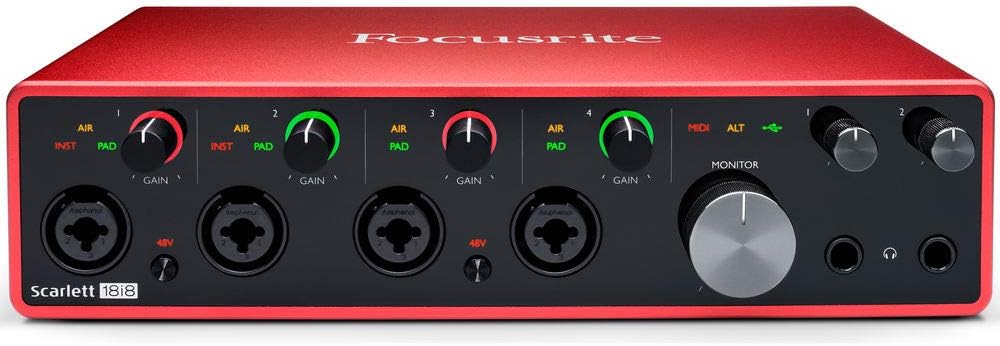 USB Audio Interface with Microphone Stand & XLR Cable Bundle W148234