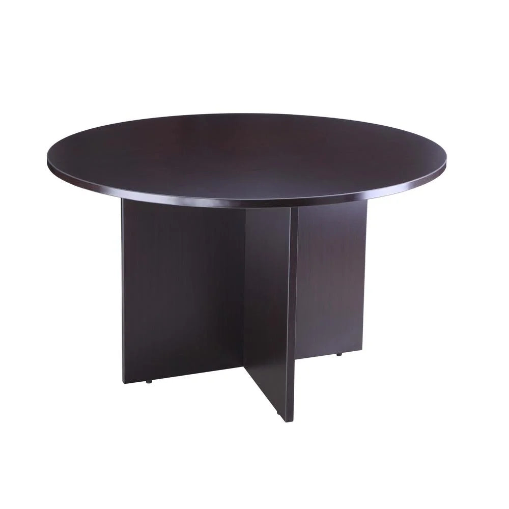 42" Round Table & 4 Mesh Guest Chair with Casters K720614