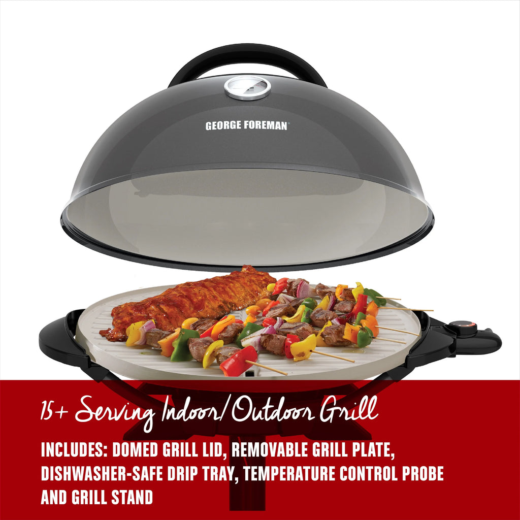 Electric Grill with Ceramic Plates S308965