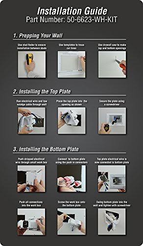 Flat Panel TV Cable Organizer Kit with Power Solution B28772