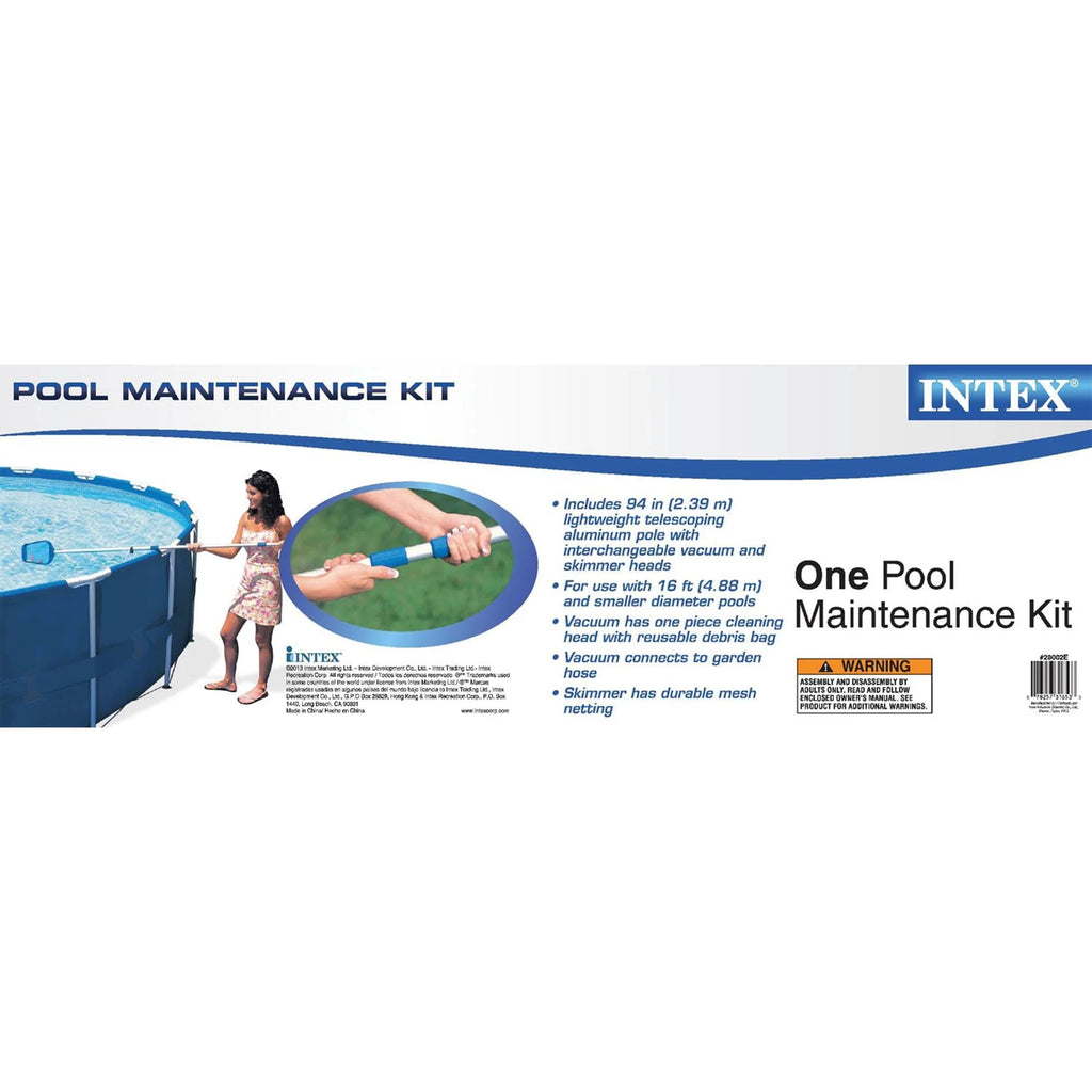 12' x 2.5' Round Pool with Filter Pump and Cleaning Kit Y16283