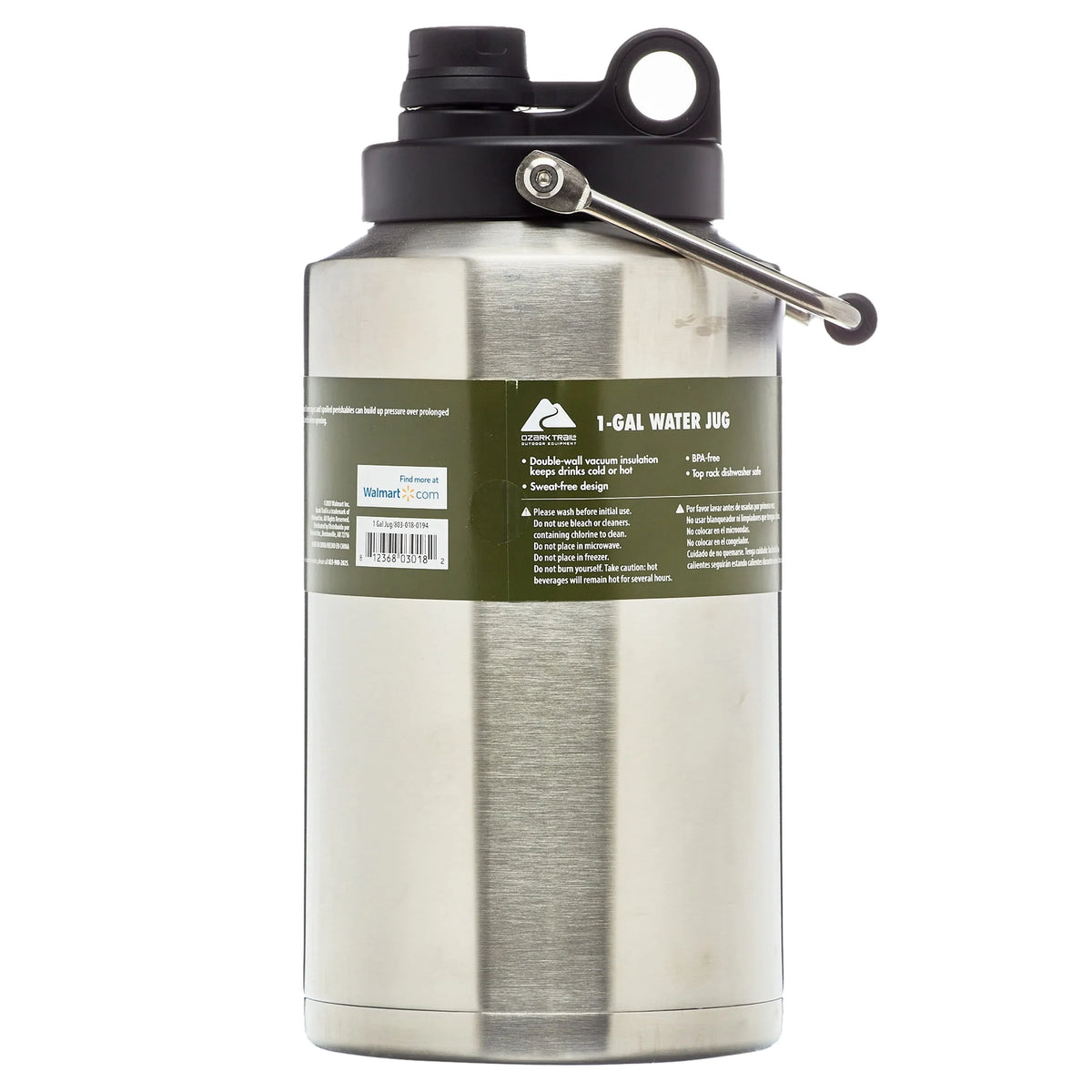Stainless Steel 1 Gallon Water Jug V763