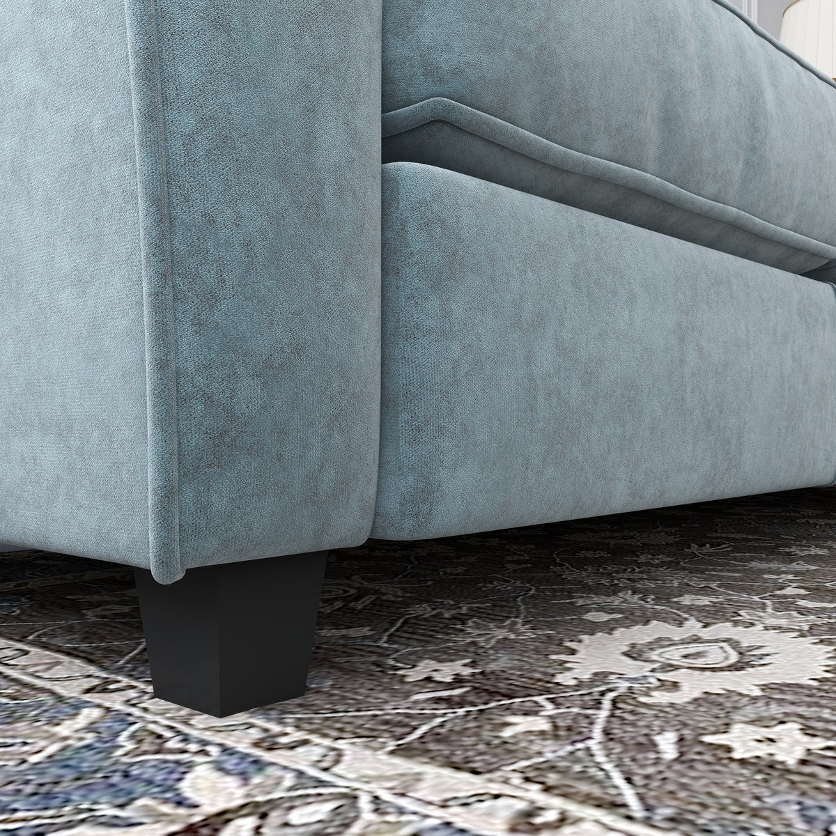 Grey Velvet Loveseat Sofa Covers A17048