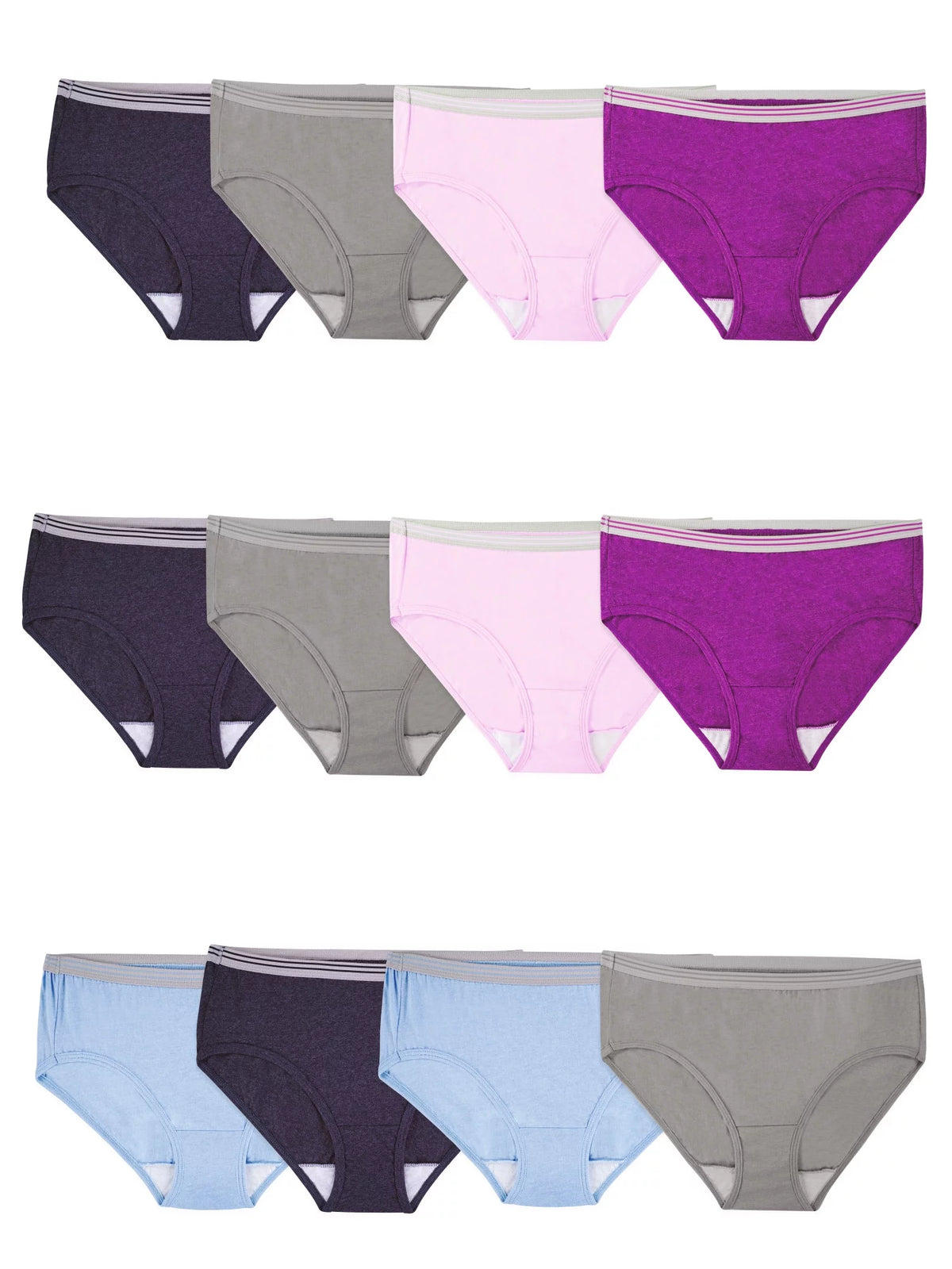 Cotton Low Rise Brief Underwear, 12 Pack K3875