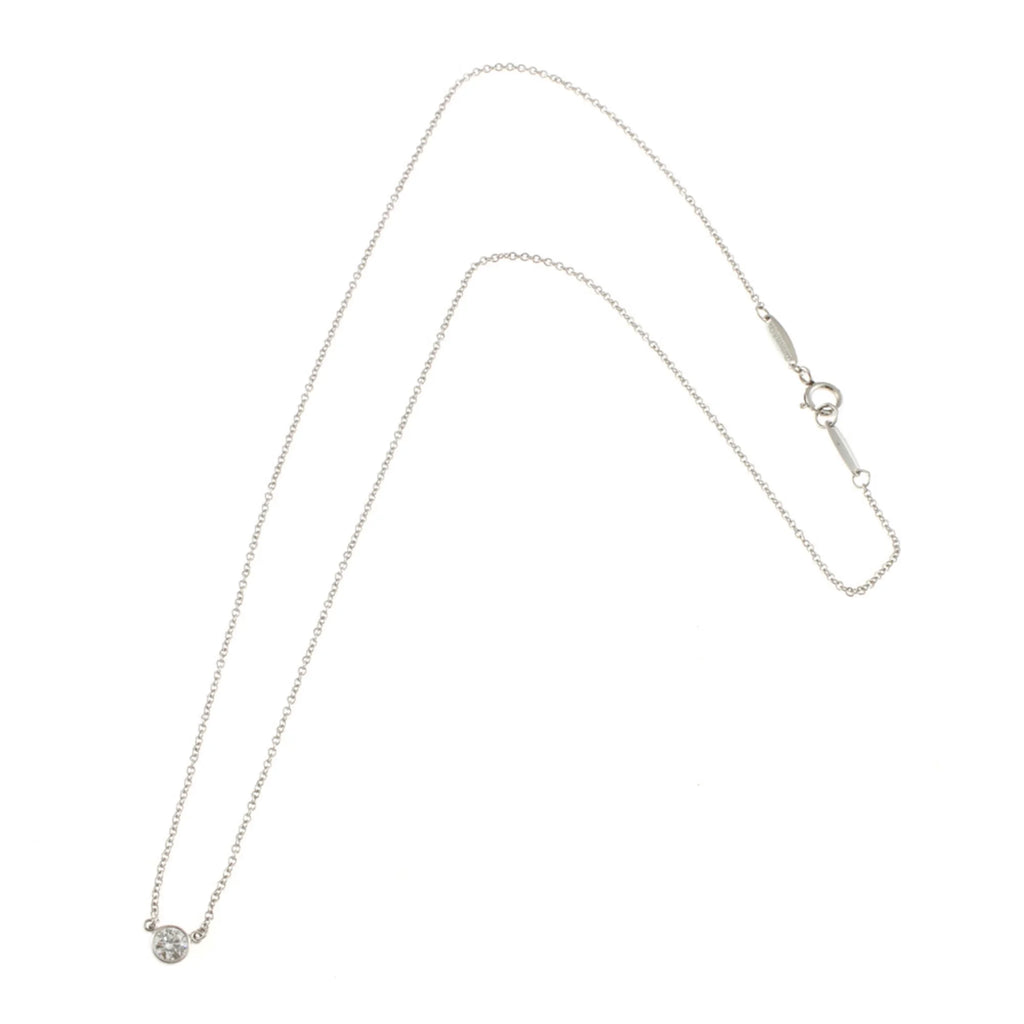 Platinum Necklace By The Yard Diamond A1415