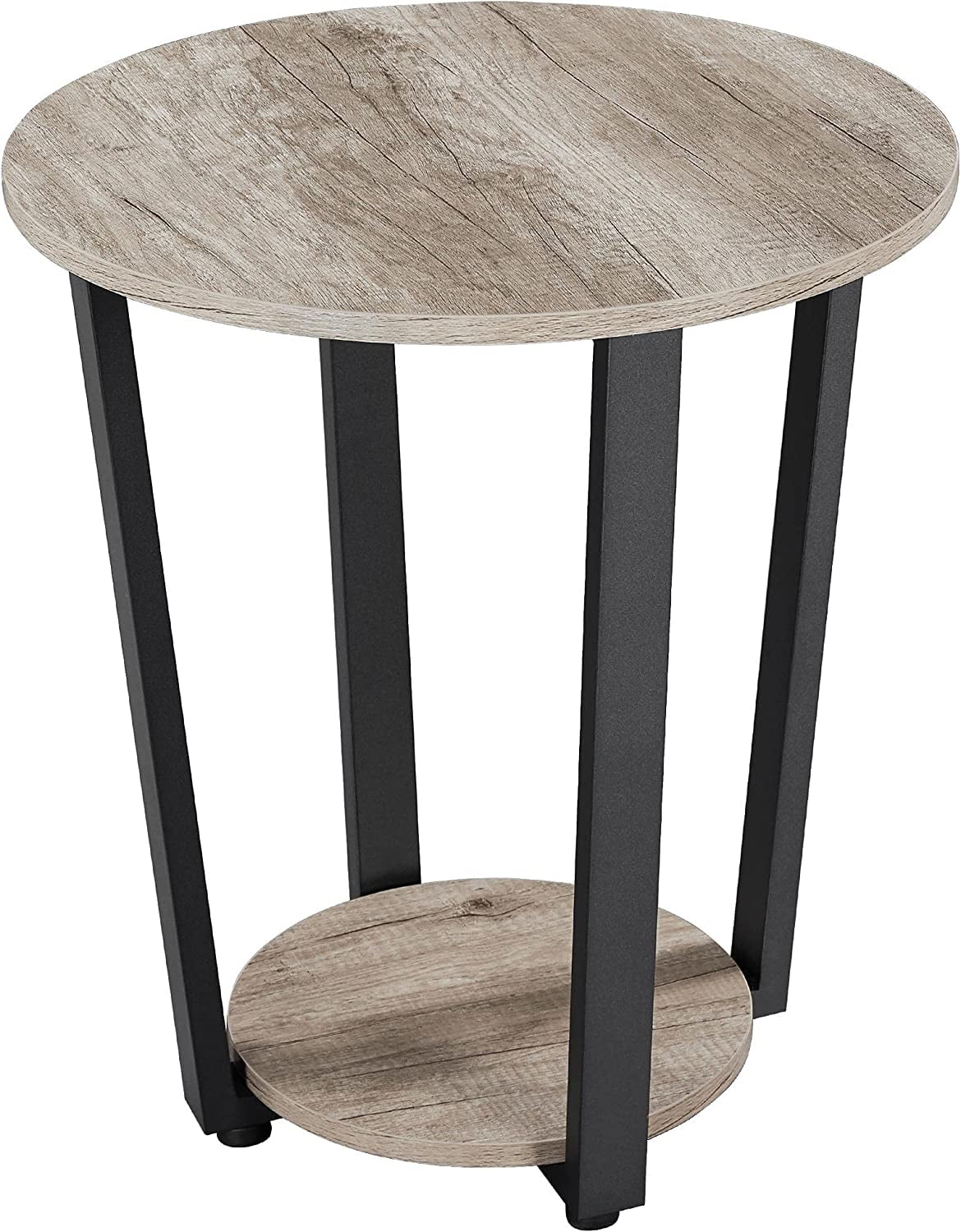 Round 2 Tier Side Table with Storage K1276