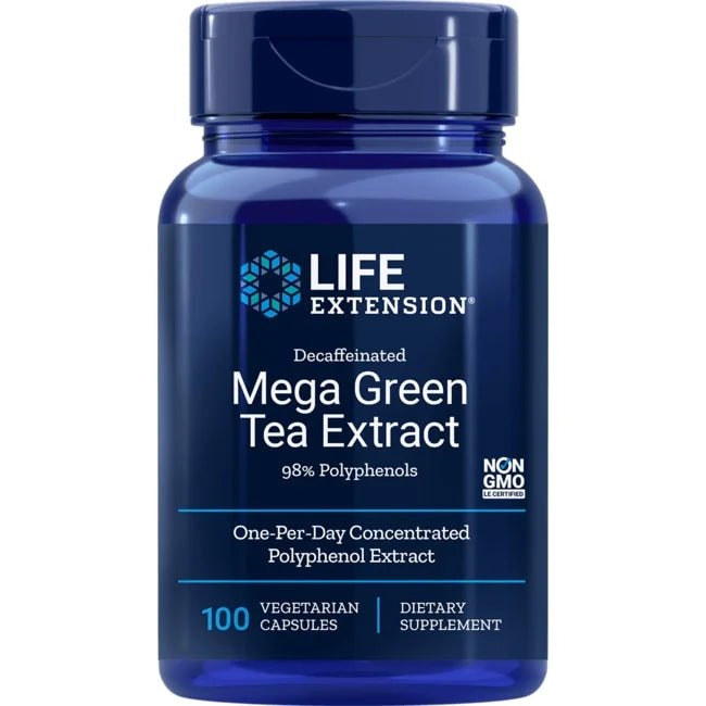 Decaffeinated Green Tea Extract 100 Capsules Q435