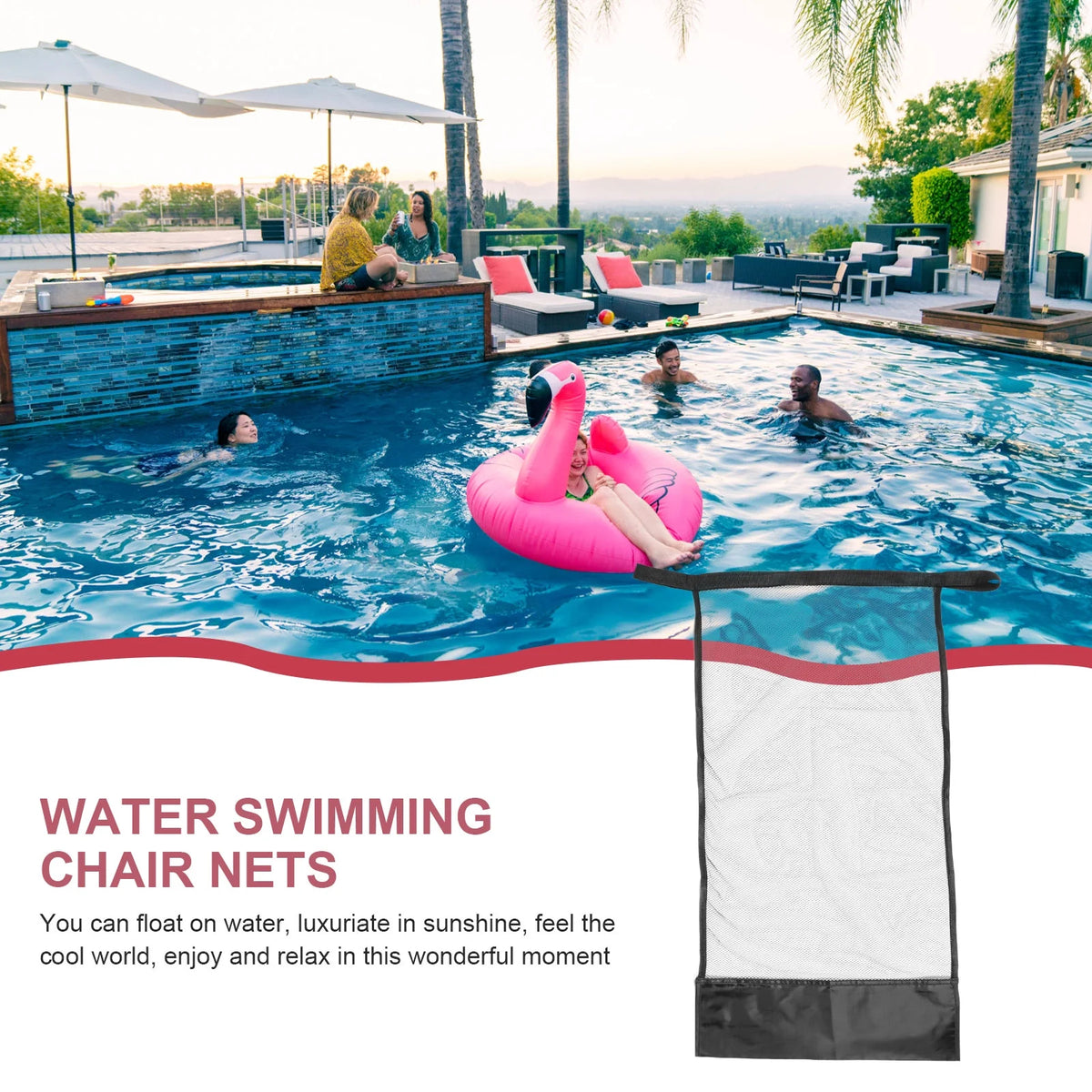 Portable Pool Chair Swim Float Accessory S40770