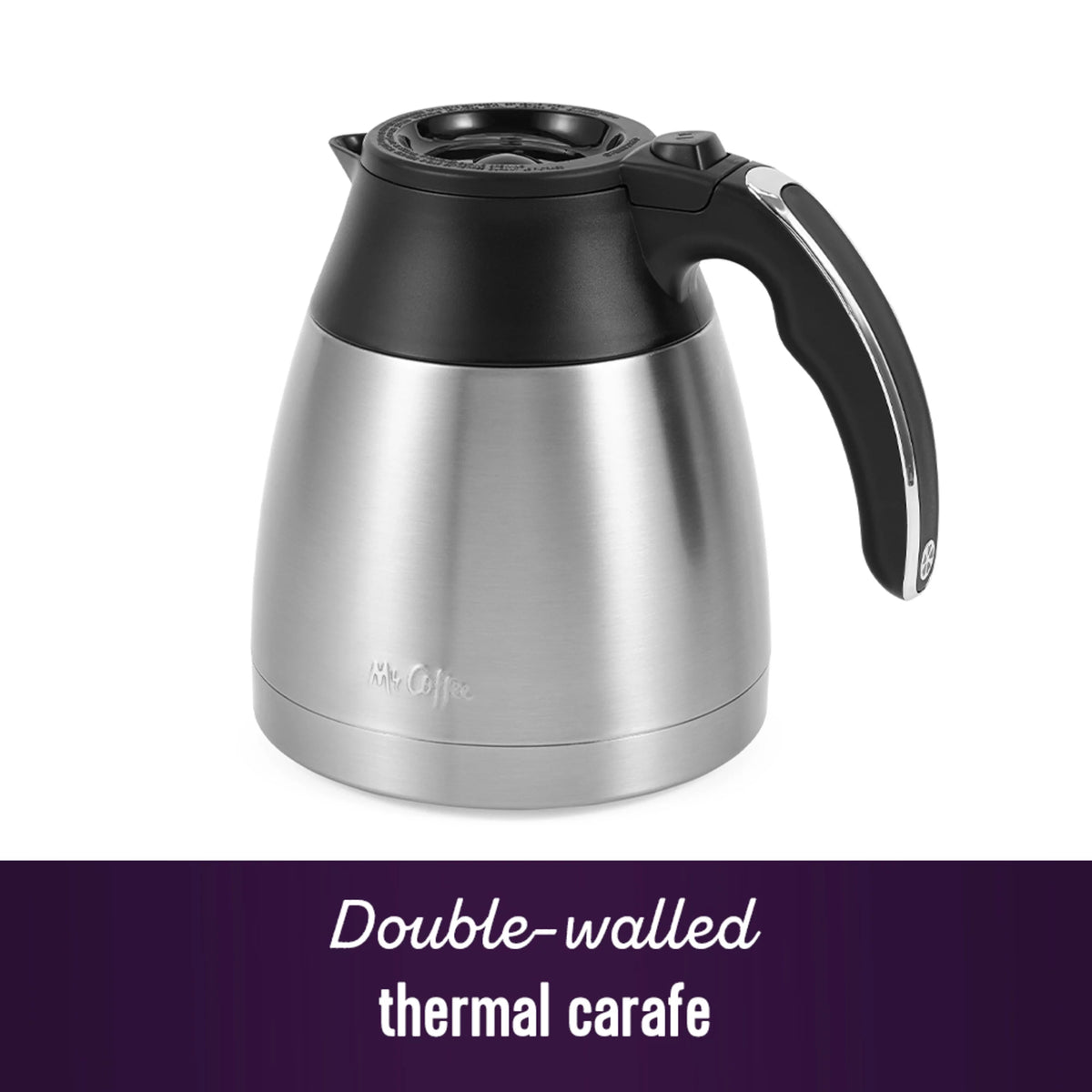 10 Cup Programmable Coffee Maker Stainless Steel F753