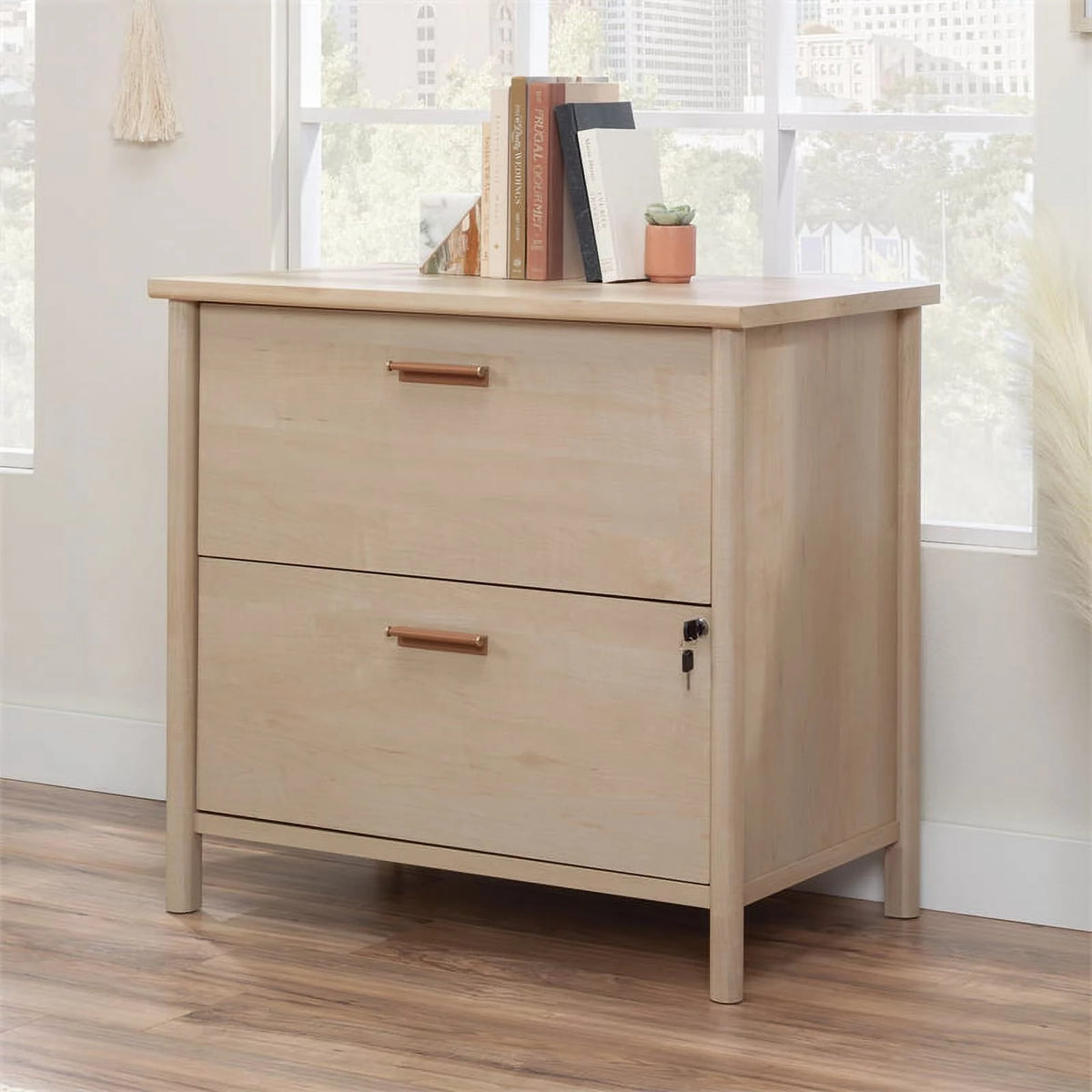 Engineered Wood Lateral File in Natural Maple Finish M716