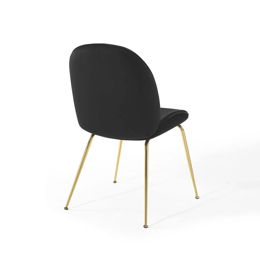 Black Velvet Dining Chair A988