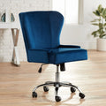 Blue Fabric Adjustable Office Chair R875