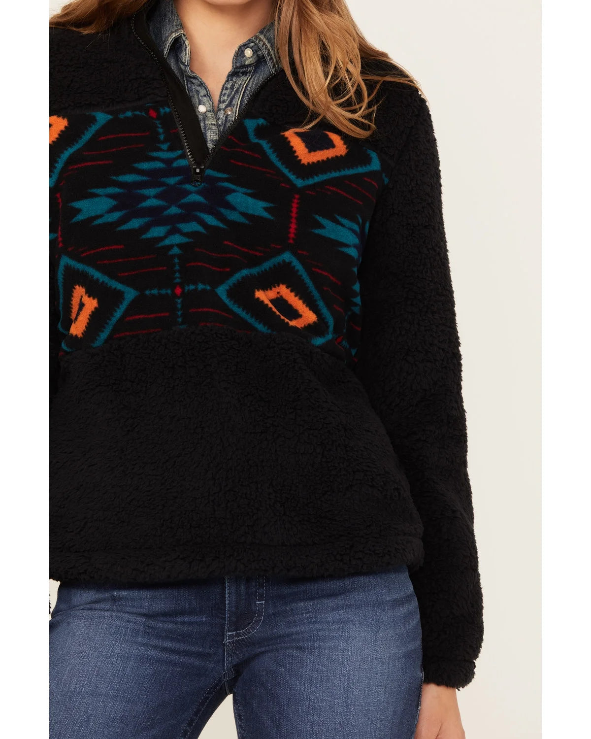 Black Large Fleece Jacket C487