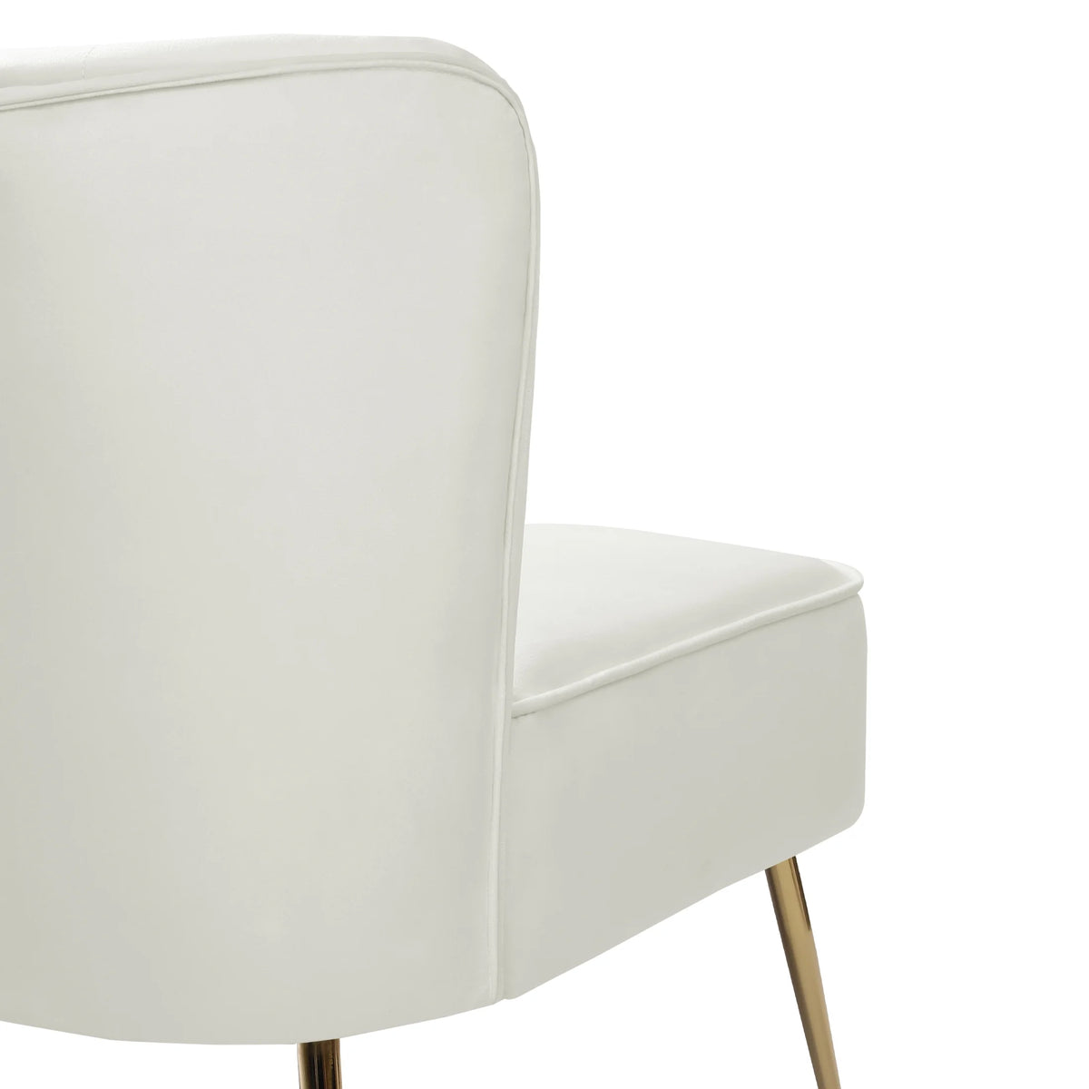 46" Wide Ivory Velvet Upholstered Love Seat Sofa Q2020