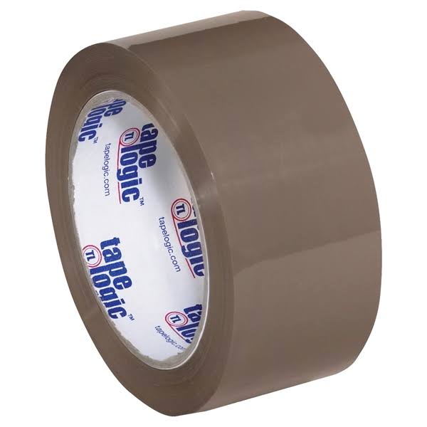 Economy Packing Tape Tan 2x22 x 110 Yard 36 Roll Case F5046