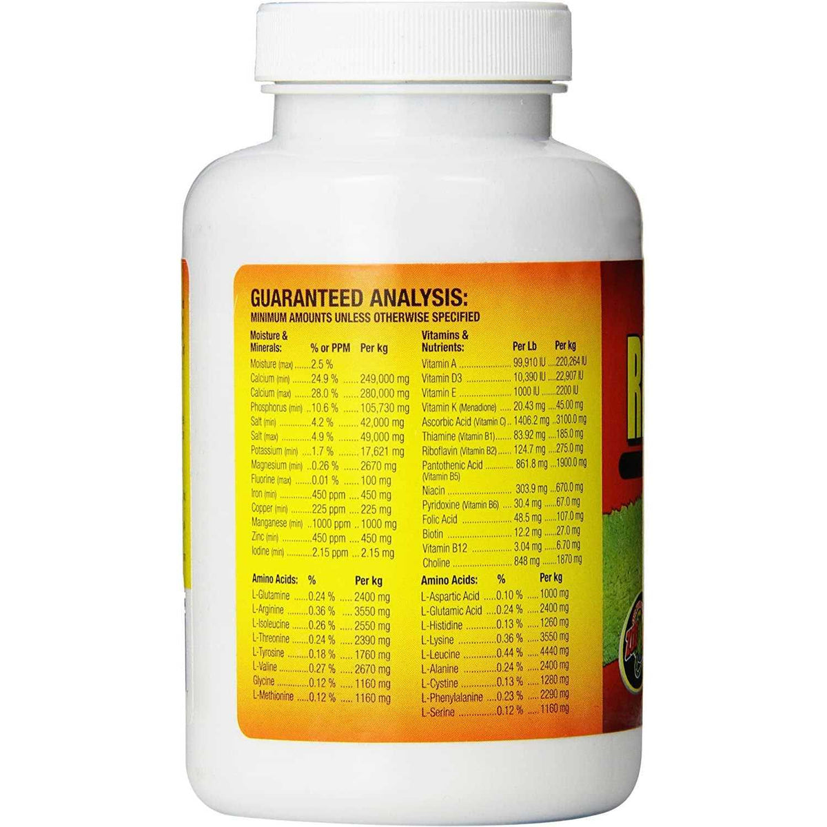 Reptivite with D3 O436