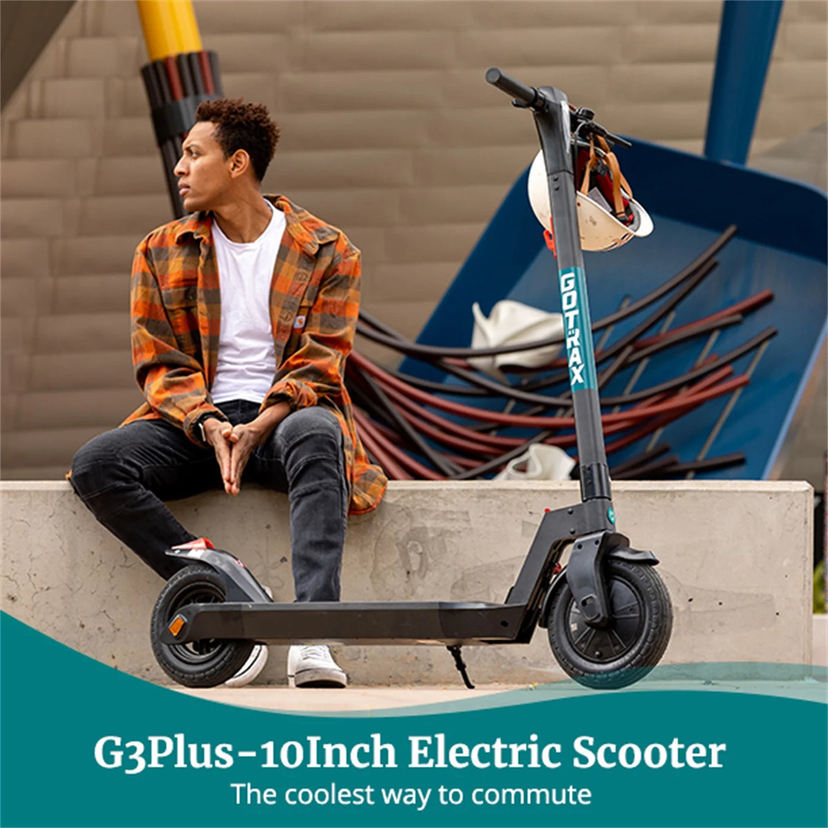 Gray 300W 10" Tire Foldable Electric Scooter A49472