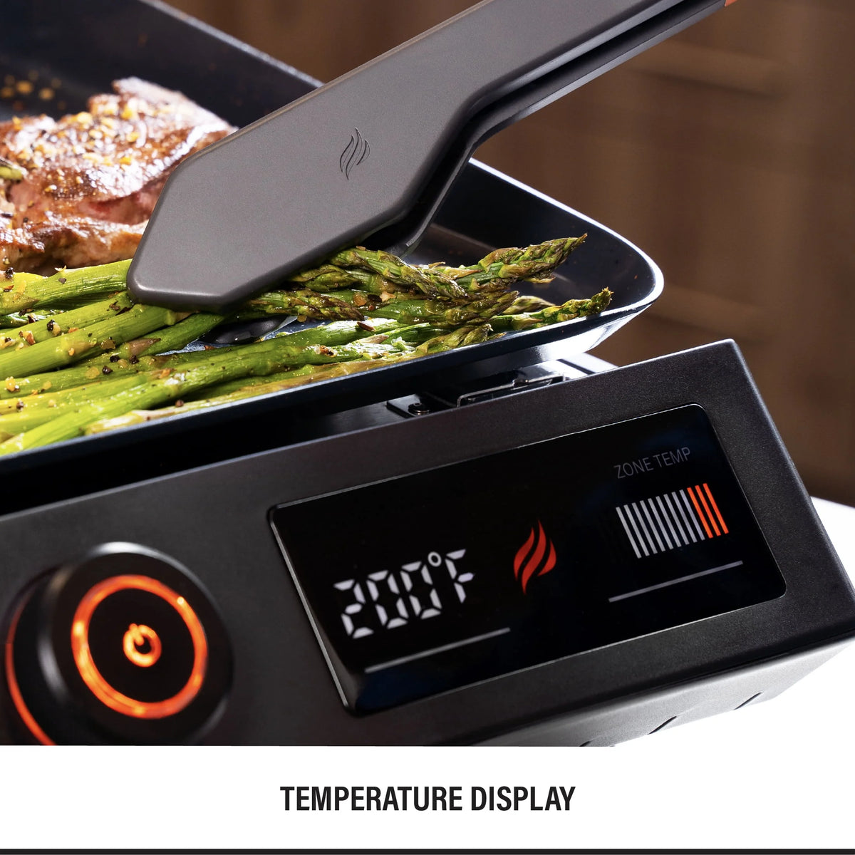 Electric Tabletop Griddle with Hood O250840