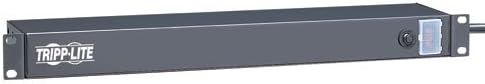 6 Outlet Rackmount PDU Power Strip, 1U, 15A, 15ft Cord, Pack of 2 E89837