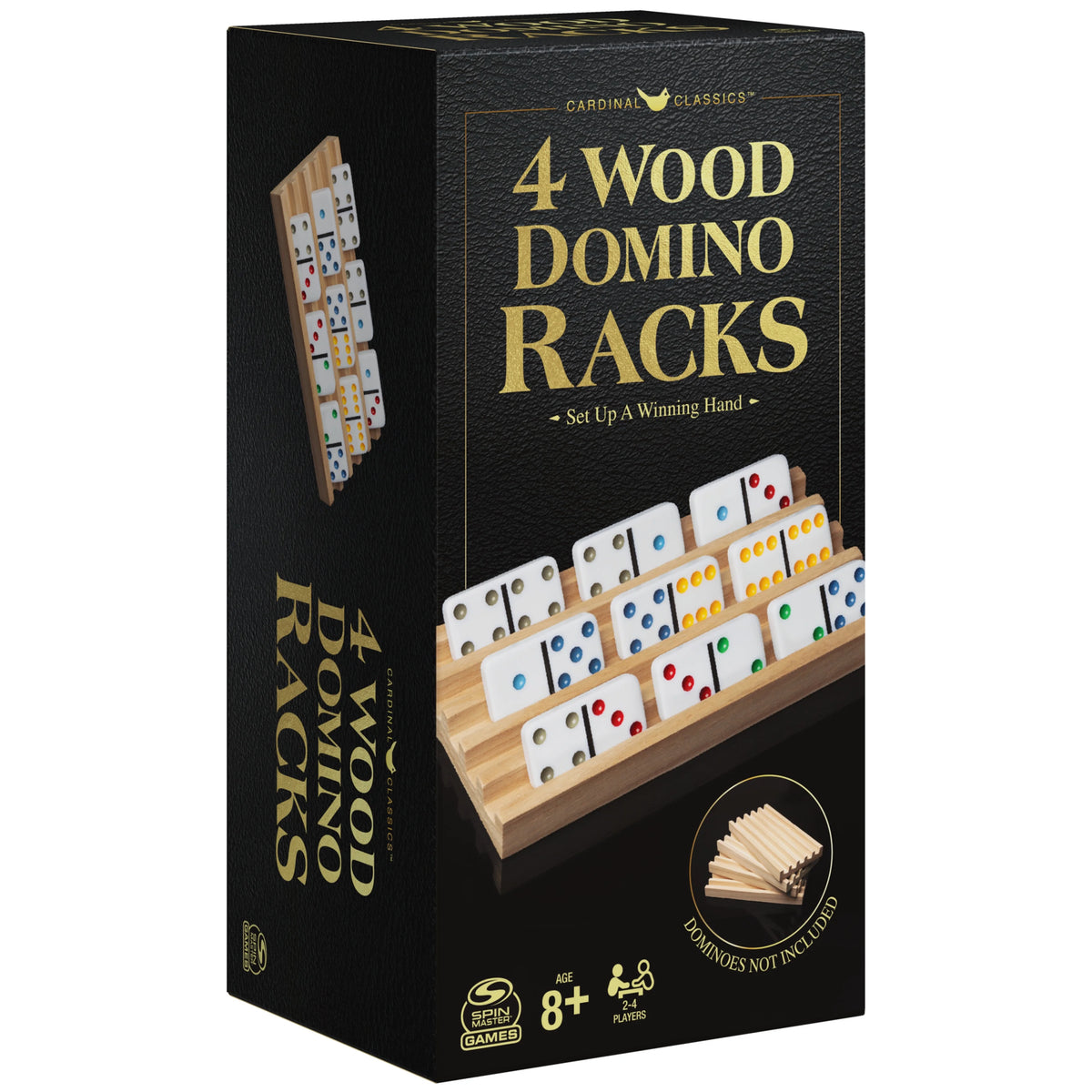 Wood Domino Racks, Set of 4 Z3684