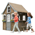 Wooden Outdoor Playhouse with Kitchen B672