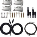 8Ft Tray Cable, 20Ft 10AWG Adaptor Kit, 4 Sets of Z Brackets C295