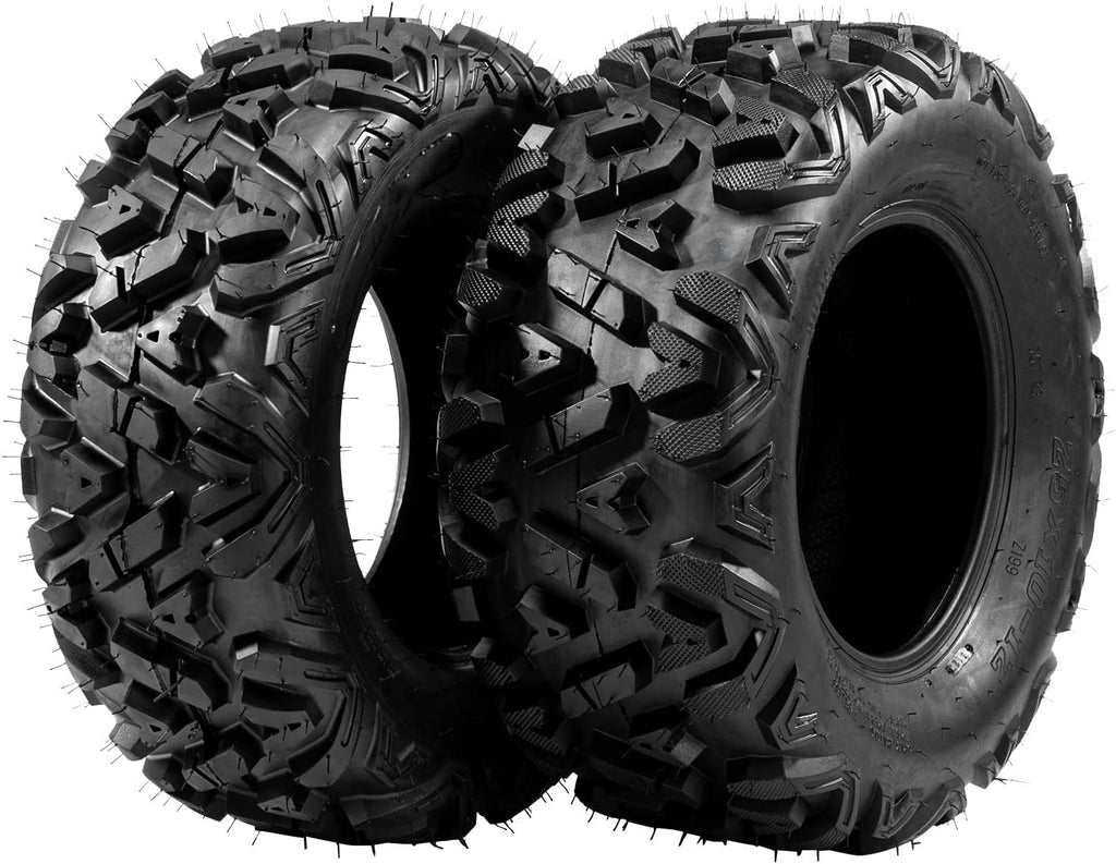 25x10-12 ATV UTV Tubeless 6PR Tires Set of 2 T303