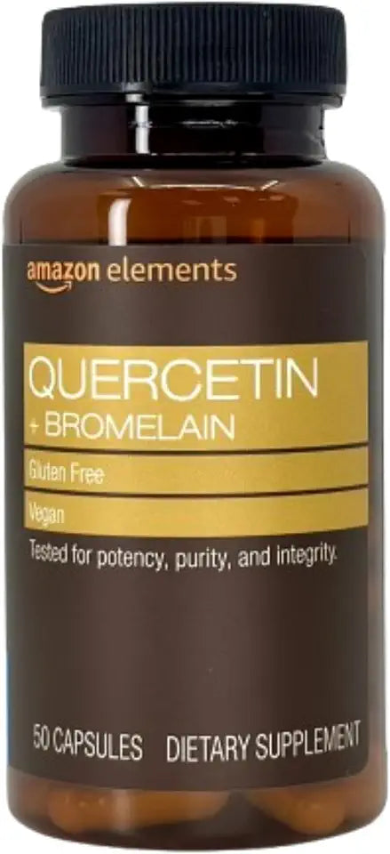 Quercetin Bromelain 500 mg Vegan 50 Capsules S621175