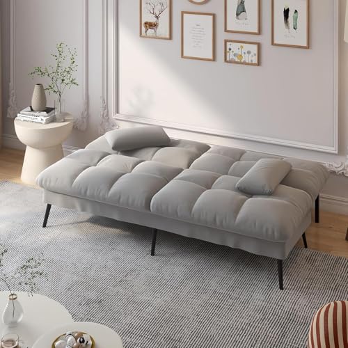 Black Convertible Sofa Bed V4121