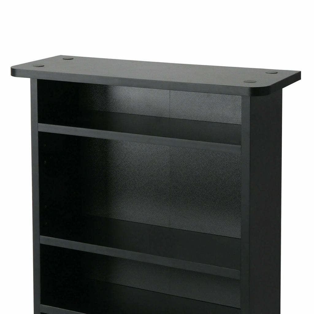 Black Adjustable Multimedia Storage Cabinet J301