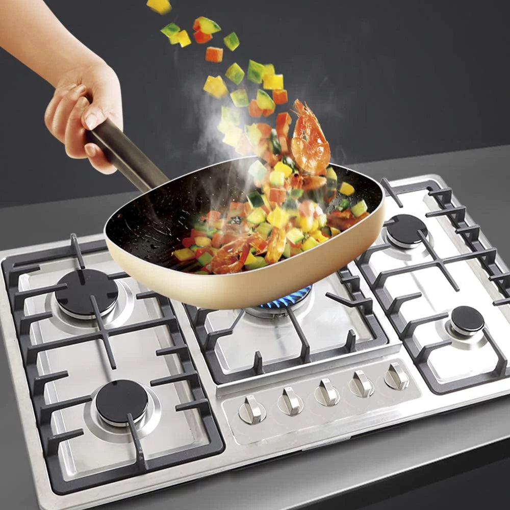 34" 5 Burners Gas Cooktop Stainless Steel R624687