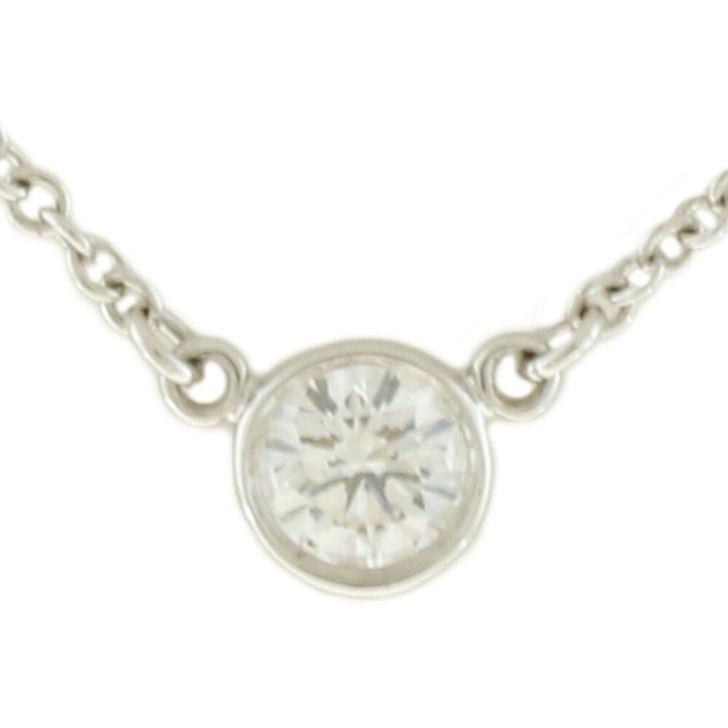 Platinum Necklace By The Yard Diamond A1415