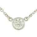 Platinum Necklace By The Yard Diamond A1415