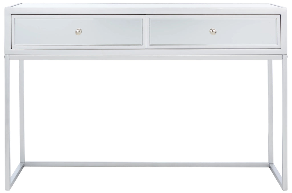 2 Drawer Mirrored Desk E793627
