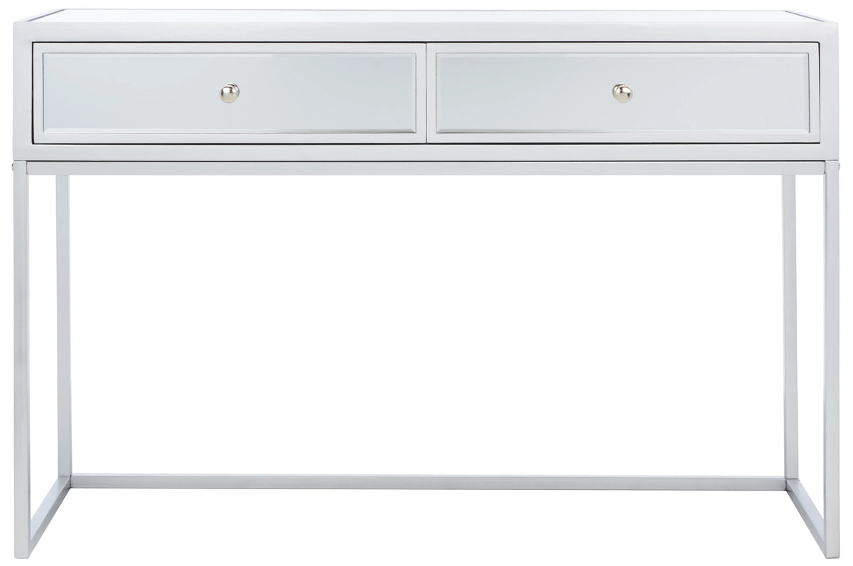 2 Drawer Mirrored Desk E793627