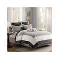 7 Piece Coverlet Set Black King/Cal King B34433