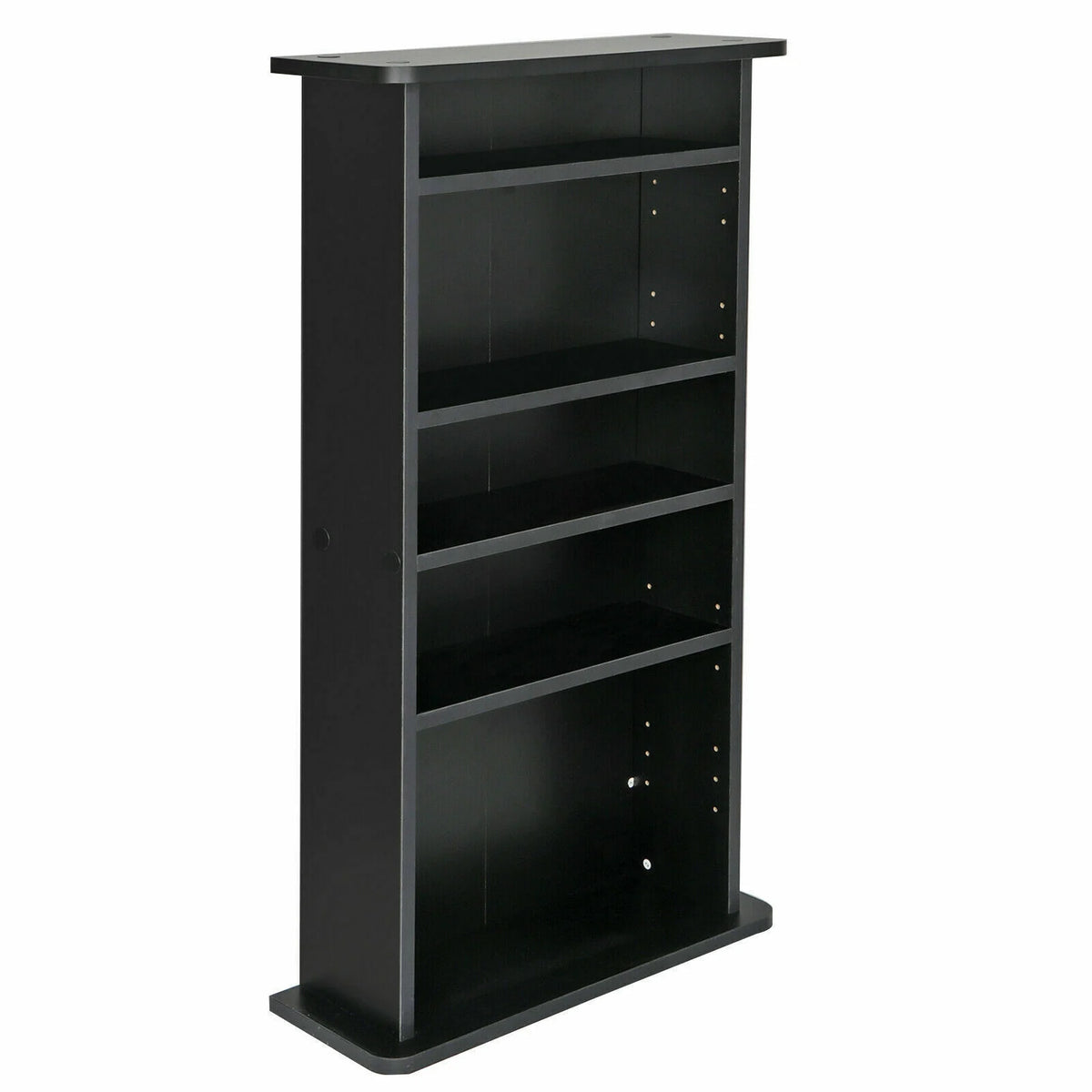 Black Adjustable Multimedia Storage Cabinet J301