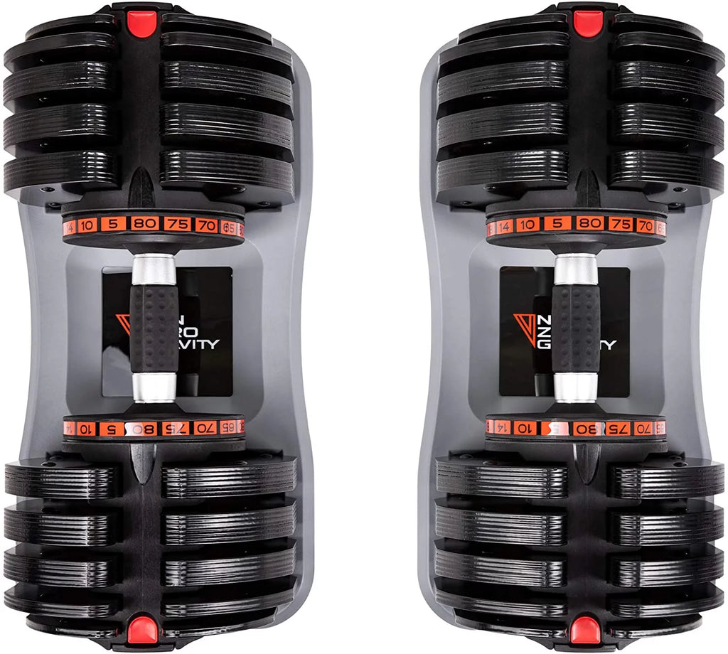 80lbs Adjustable Dumbbell Weight Set I4454